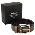 Pull Up Leather Belt - Dark Brown (BLT20-910)