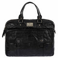 Mayday Leather Briefcase - Black (MDY05-100)