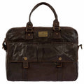 Mayday Leather Briefcase - Brown (MDY05-900)