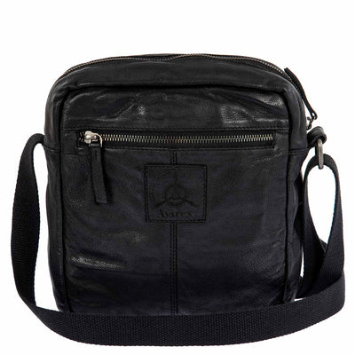 Mayday Leather Crossbody M - Black (MDY06-100)