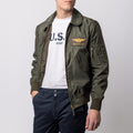 CWU Light Nylon Bomber Jacket - Military Green