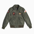 CWU Patches Light Nylon Bomber Jacket - Military Green