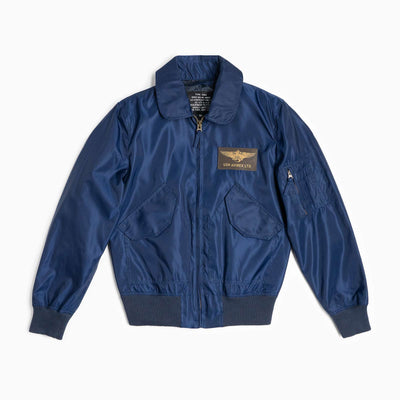 CWU Light Nylon Bomber - Blue Navy